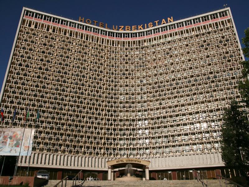 Hotel Uzbekistan Tasjkent Buitenkant foto